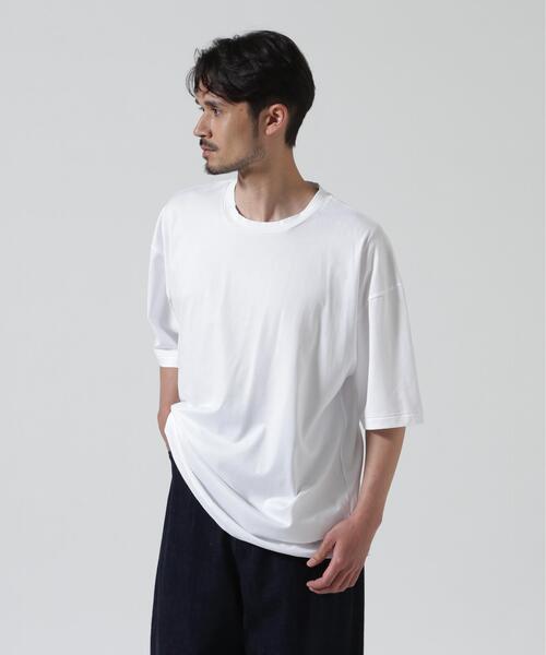 「ATON」 半袖Tシャツ 2 ブラック メンズ_画像7