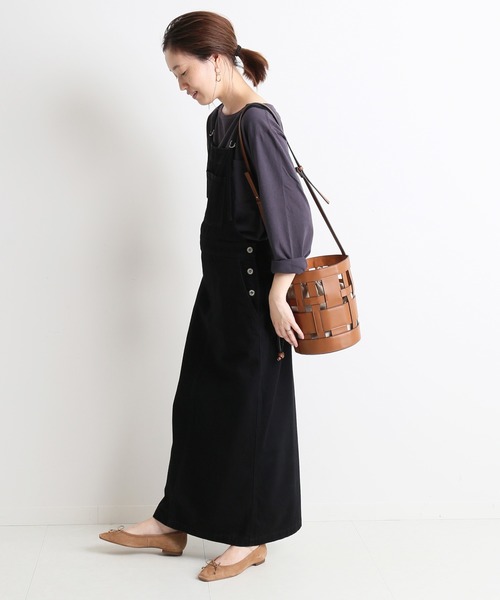 SLOBE IENA ワンピース ジャンパースカート LE DENIM ロング
