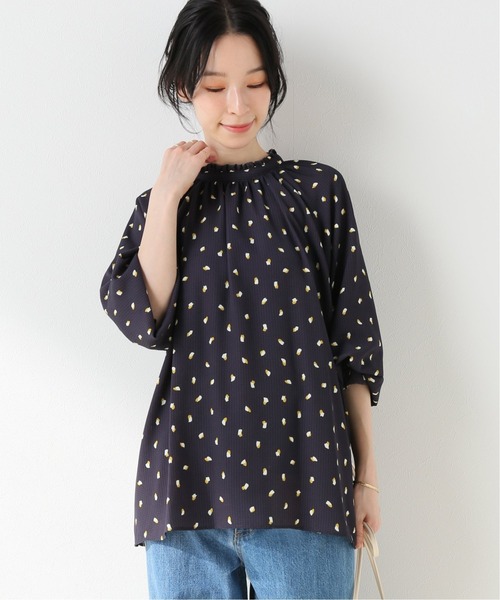 サイズ⊃ シャツ PayPayモール店 - 通販 - PayPayモール ブラウス ランダムドットギャザースリーブブラウス◆ ZOZOTOWN ラウス