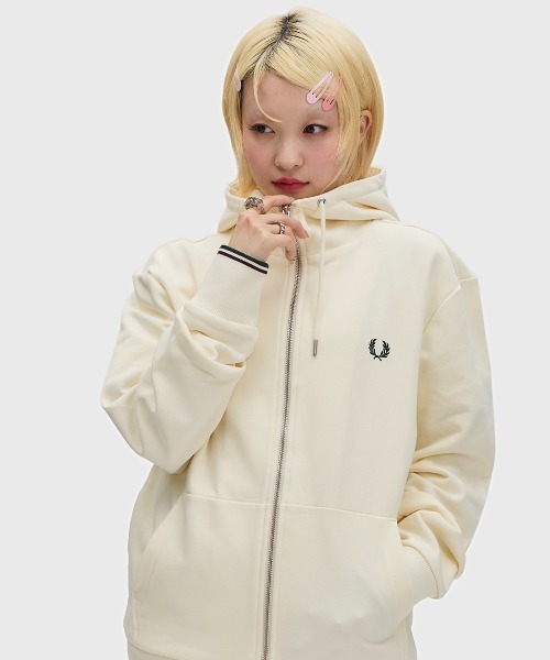 FRED PERRY（フレッドペリー） パーカー Hooded Zip Through