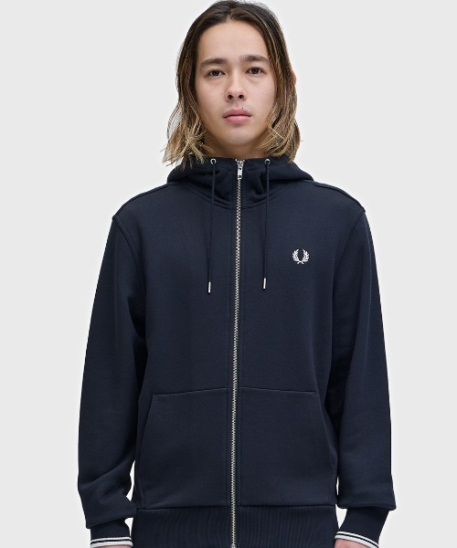 Fred Perry フード付きパーカー ラベンダー Fred Perry フード付きパーカー ラベンダー Fred Perry フード付き