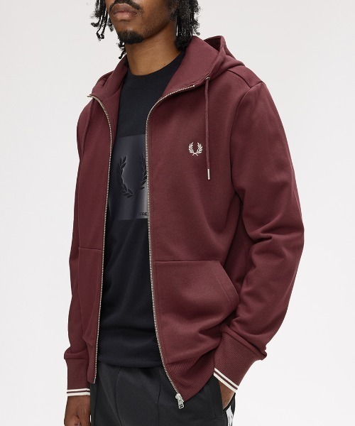 FRED PERRY（フレッドペリー） パーカー Hooded Zip Through