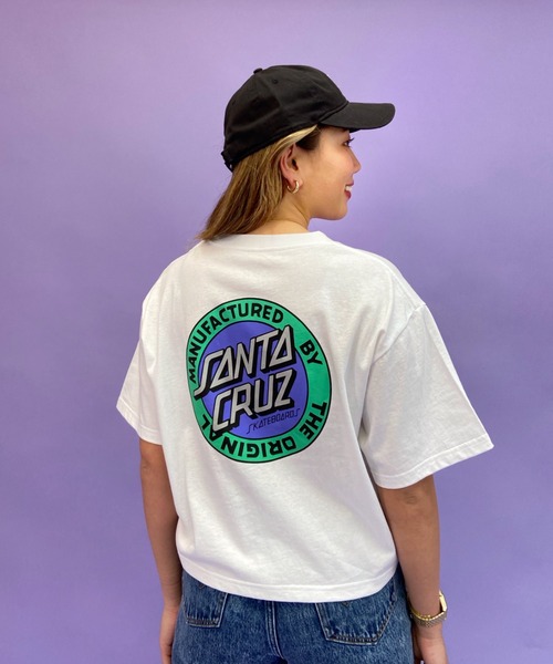 Tシャツ Tシャツ Zozoタウン限定アイテム Santacruz サンタクルーズ ルーズシルエット クロップド丈バックプリントtシャツ 502 Zozotown Paypayモール店 通販 Paypayモール