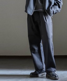 Anytime Songs チノパン 綿ツイル ツータックパンツ メンズ レディース