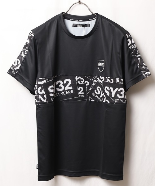 tシャツ 「SY32 by SWEET YEARS」ACTIVE EXCHANGE BOX LOGO TEE レディース メンズ SY32 by SWEET YEARS tシャツ 「SY32 YEARS」AROUND LOGO TEE