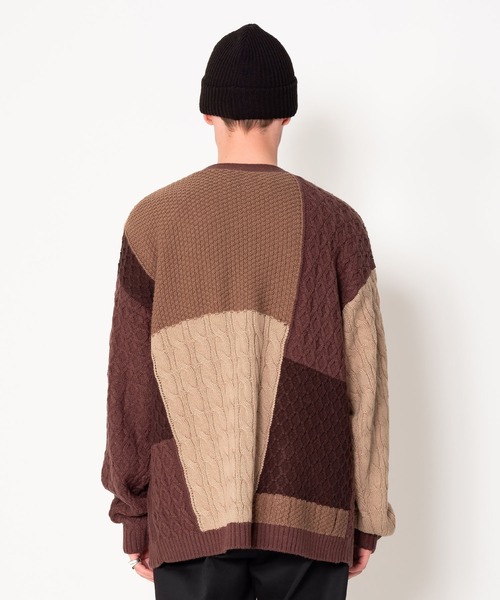 カーディガン PATCHWORK CARDIGAN ”GODARD メンズ レディース | BEDWIN & THE HEARTBREAKERS | 12