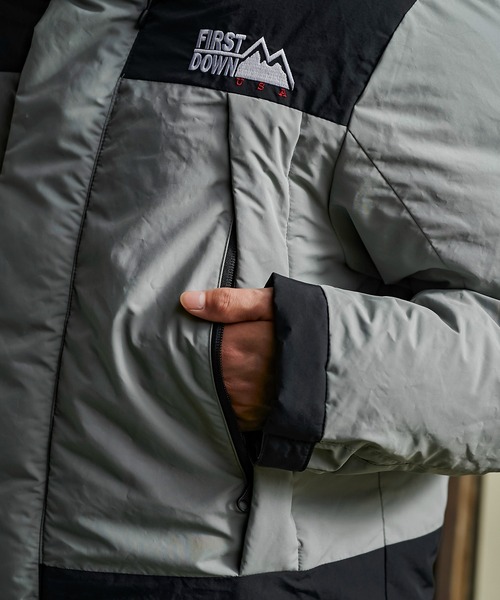 FIRST DOWN（ファーストダウン） ダウンジャケット ダウン ラップ