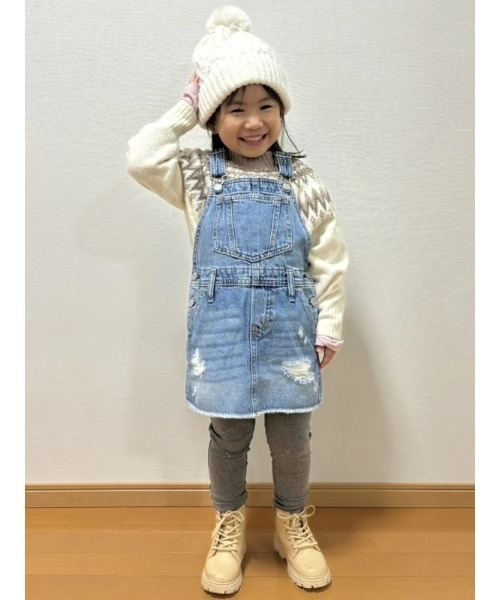 GAP ジャンパースカート ウォッシュウェル デニムスカート