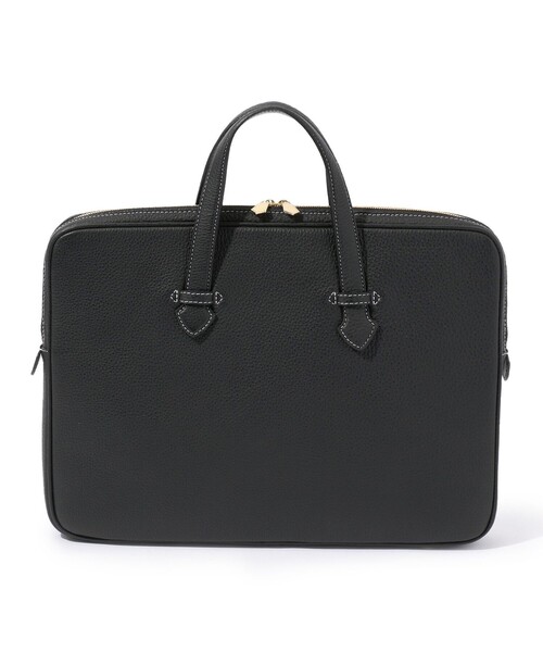 トゥモローランド レザーブリーフケース ビジネスバック 美品 エィス（A） トートバッグ 「別注」A SLIM MULTI CASE シュリンク