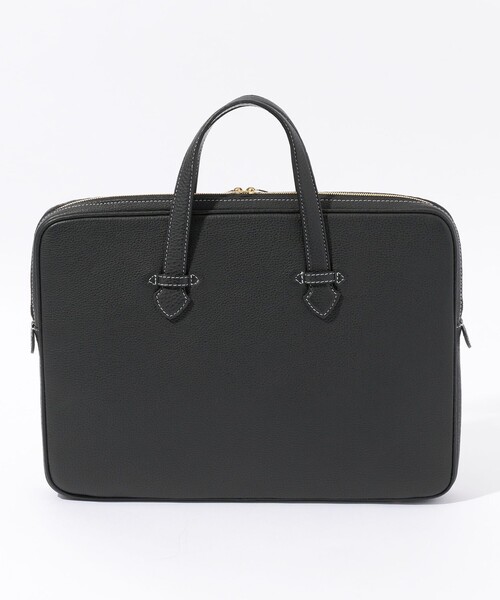 トートバッグ 「別注」A SLIM MULTI CASE シュリンクレザー 2WAYブリーフケース メンズの画像