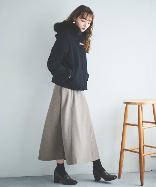 31 Sons de mode コート アウター ファー付きショートコート