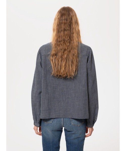 ブラウス シャツ Edith チェック ブラウス レディース Nudie Jeans ブラウス シャツ Edith チェック レディース
