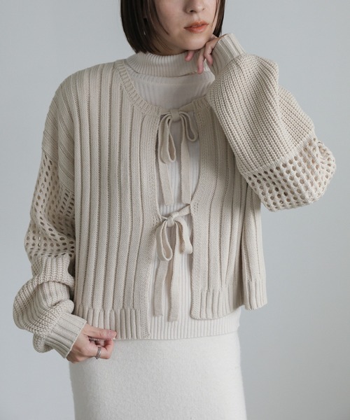 select MOCA（セレクトモカ） カーディガン 「ZOZO限定」フロント