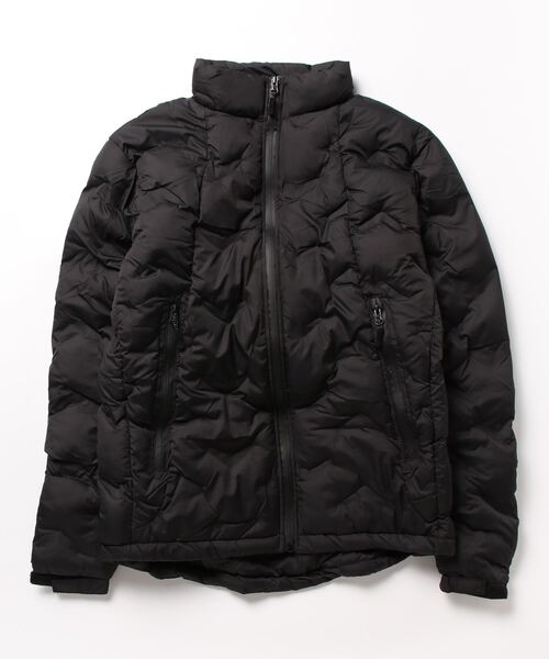 最新作 テーラーメイド ダウン ブラック 蓄熱 ブルゾン ジップ 中綿 STYLEBLOCK（スタイルブロック） ダウンジャケット ダウン デュスポ
