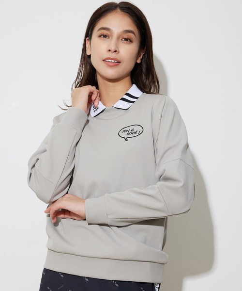 JUN&ROPE' tシャツ フラミンゴグラフィック長袖プルオーバー