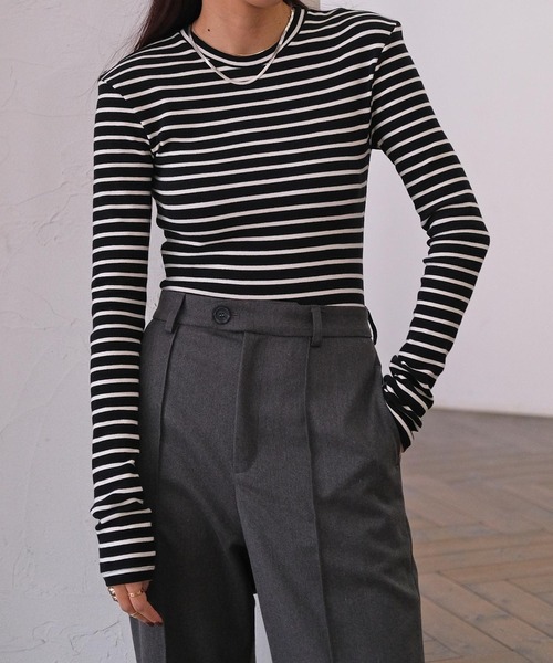 tシャツ ショルダーパッドボディスーツ レディース