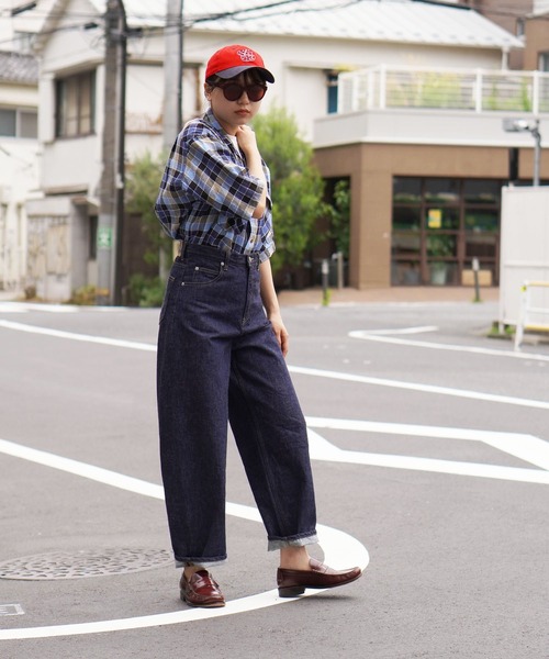 BROOKLYN OVERALL　（S）　ルーファーデニム　ワイドデニムジーンズ BROOKLYN OVERALL ジーンズ デニム デニムパンツ ロング