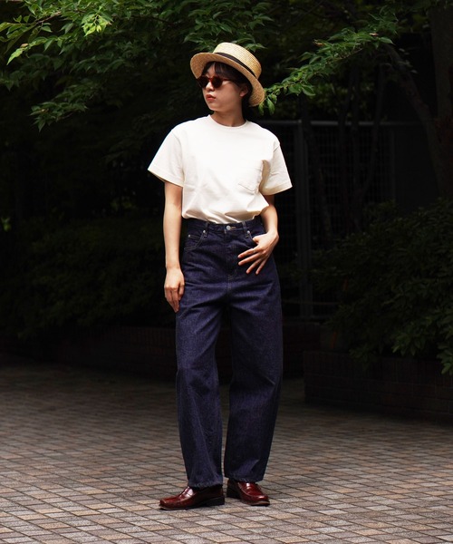 BROOKLYN OVERALL　（S）　ルーファーデニム　ワイドデニムジーンズ BROOKLYN OVERALL ジーンズ デニム デニムパンツ ロング