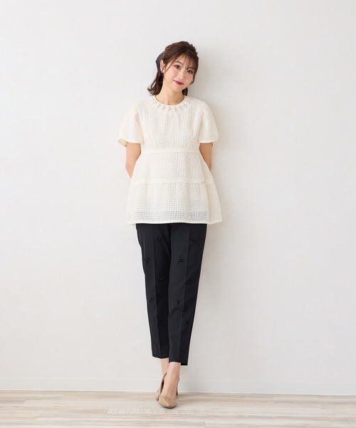 ローズティアラ　パンツ Rose Tiara パンツ with M-StyleLuxe / レディース : ZOZOTOWN