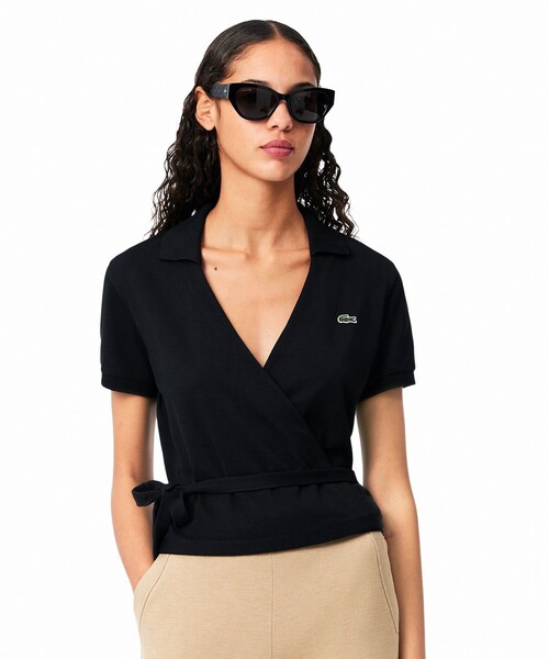 LACOSTE（ラコステ） ポロシャツ ポロ ハイストレッチ 鹿の子 ラップ