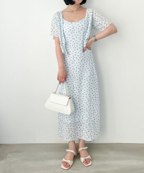 Heather ワンピース 花柄カットワンピース2P 139063 : ZOZOTOWN