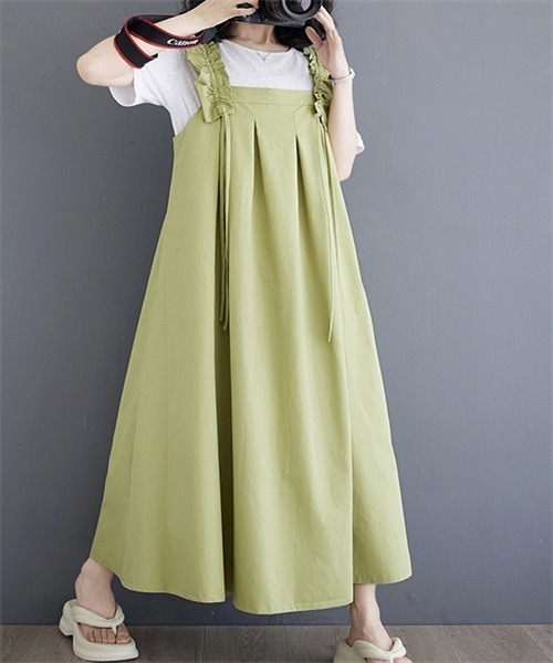 Dream garden（ドリームガーデン） ジャンパースカート 肩紐