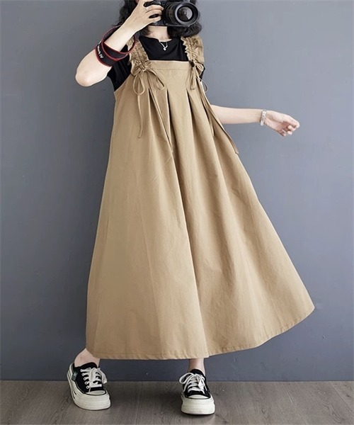 Dream garden（ドリームガーデン） ジャンパースカート 肩紐