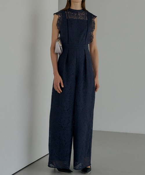 LE'RURE パンツドレス Paisley lace pants dress : ZOZOTOWN