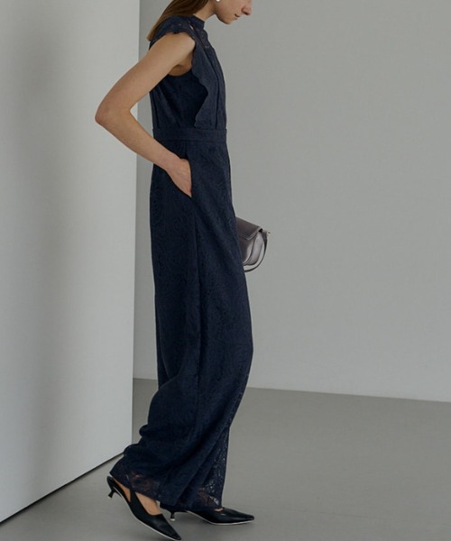 LE'RURE パンツドレス Paisley lace pants dress : ZOZOTOWN
