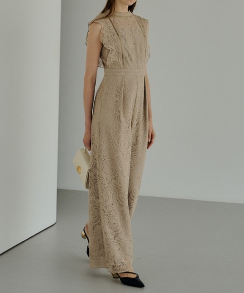 LE'RURE パンツドレス Paisley lace pants dress : ZOZOTOWN