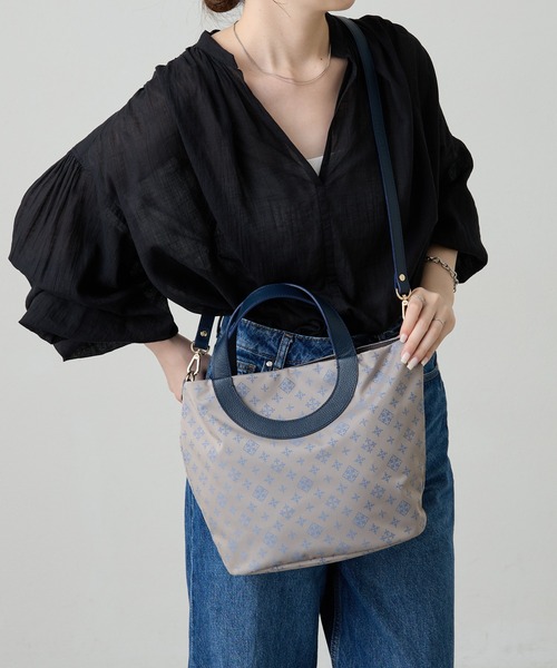 美品　russet 小豆　光沢　トートバッグ　手提げバッグ　レディース　Mサイズ russet｜[人気のSHOPPERがアップデートして再登場]レザー2WAY
