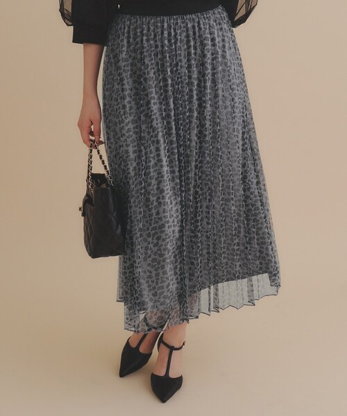 13DE MARZO プリーツスカート【専用】 DOUBLE STANDARD CLOTHING スカート メッシュプリーツスカート