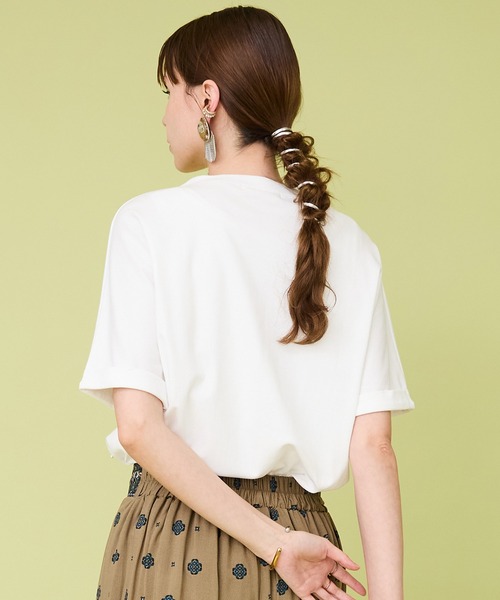 JETSET 新品未使用 ホワイト Tシャツ 半袖 オーガンジー JETSET 新品未使用 ホワイト Tシャツ 半袖 オーガンジー