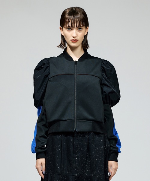 むーでぃー出品 NON TOKYO ジャージ PUFF SLEEVE ZIP-UP JERSEY レディース