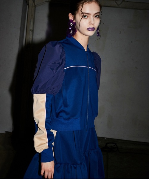 NON TOKYO ジャージ PUFF SLEEVE ZIP-UP JERSEY レディース