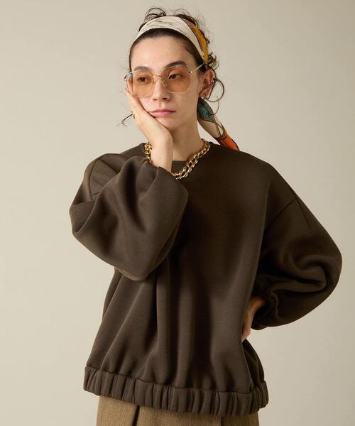 Liesse❥22000円オーバーシルエットギャザートップス今期 Liesse tシャツ オーバーシルエットギャザートップス レディース