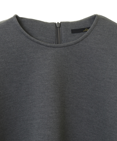 Liesse tシャツ オーバーシルエットギャザートップス レディース
