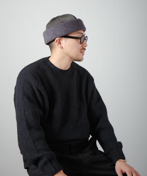 RACAL（ラカル） キャップ 帽子 Nylon Twill ＆ Boa Fleece Roll Cap