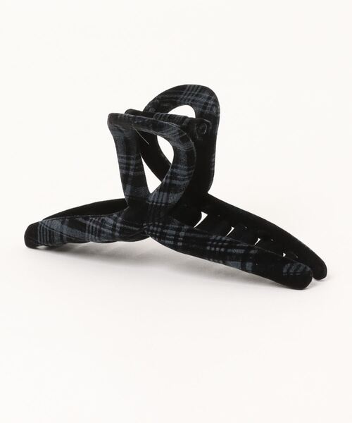 ヘアクリップ 「 ammy. / エイミードット 」 チェック柄 うねうね