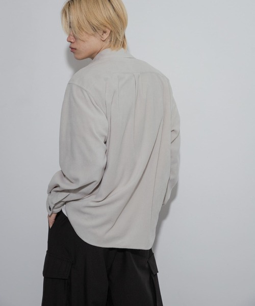 SENSE OF PLACE by URBAN RESEARCH シャツ フリースフラップルーズ