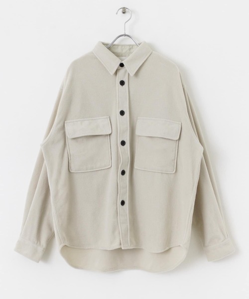 SENSE OF PLACE by URBAN RESEARCH シャツ フリースフラップルーズ