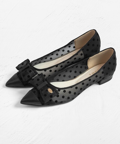 TOCCA（トッカ） パンプス RIBBON FLAT SHEER PUMPS パンプス