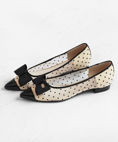 TOCCA（トッカ） パンプス RIBBON FLAT SHEER PUMPS パンプス
