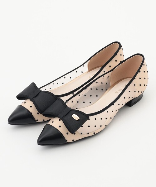 TOCCA（トッカ） パンプス RIBBON FLAT SHEER PUMPS パンプス
