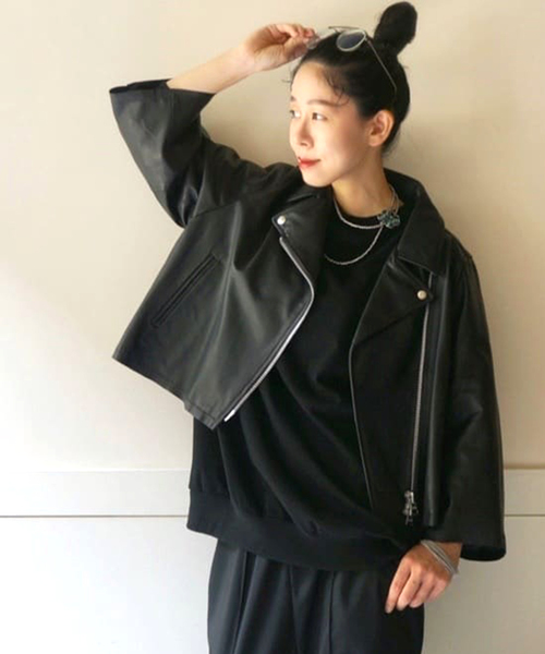 JOURNAL STANDARD ライダースジャケット　シングル　L JOURNAL STANDARD LUXE ジャケット ライダースジャケット レザー