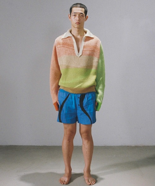 PAMM(パム) ニット セーター 気狂いのハーフジップニット レディース PAMM(パム) ニット セーター 気狂いのハーフジップニット レディース