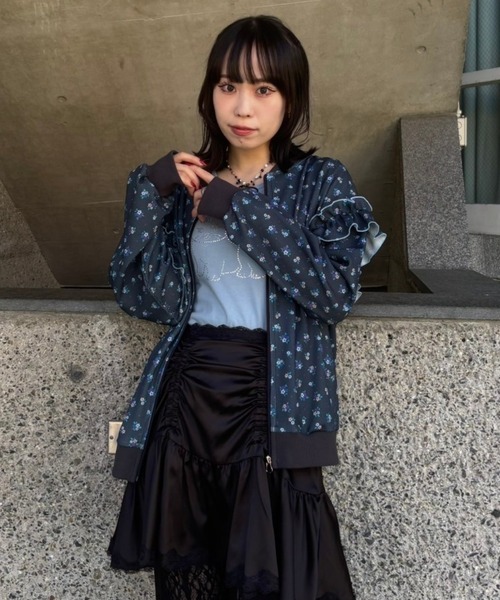 candystripper アウター Candy Stripper ブルゾン アウター RIBBON JERSEY レディース