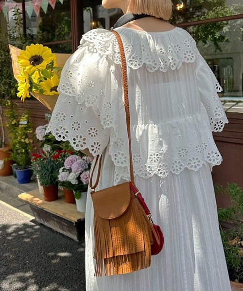 Alley Tokyo ワンピース レースどっさり半袖ワンピース