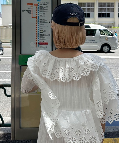Alley Tokyo ワンピース レースどっさり半袖ワンピース
