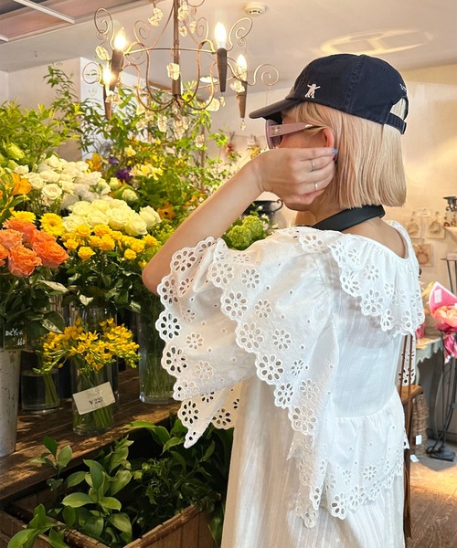 Alley Tokyo ワンピース レースどっさり半袖ワンピース